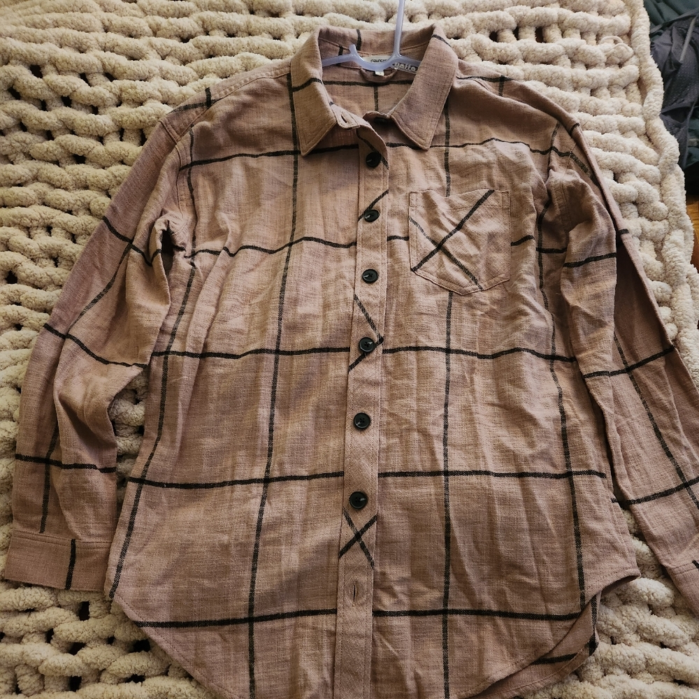 Maurices Plaid Button-Up Shirt